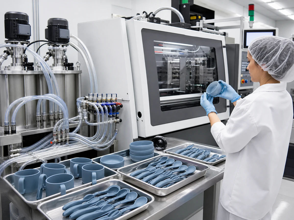 LSR Injection Molding for food-grade silicone tableware