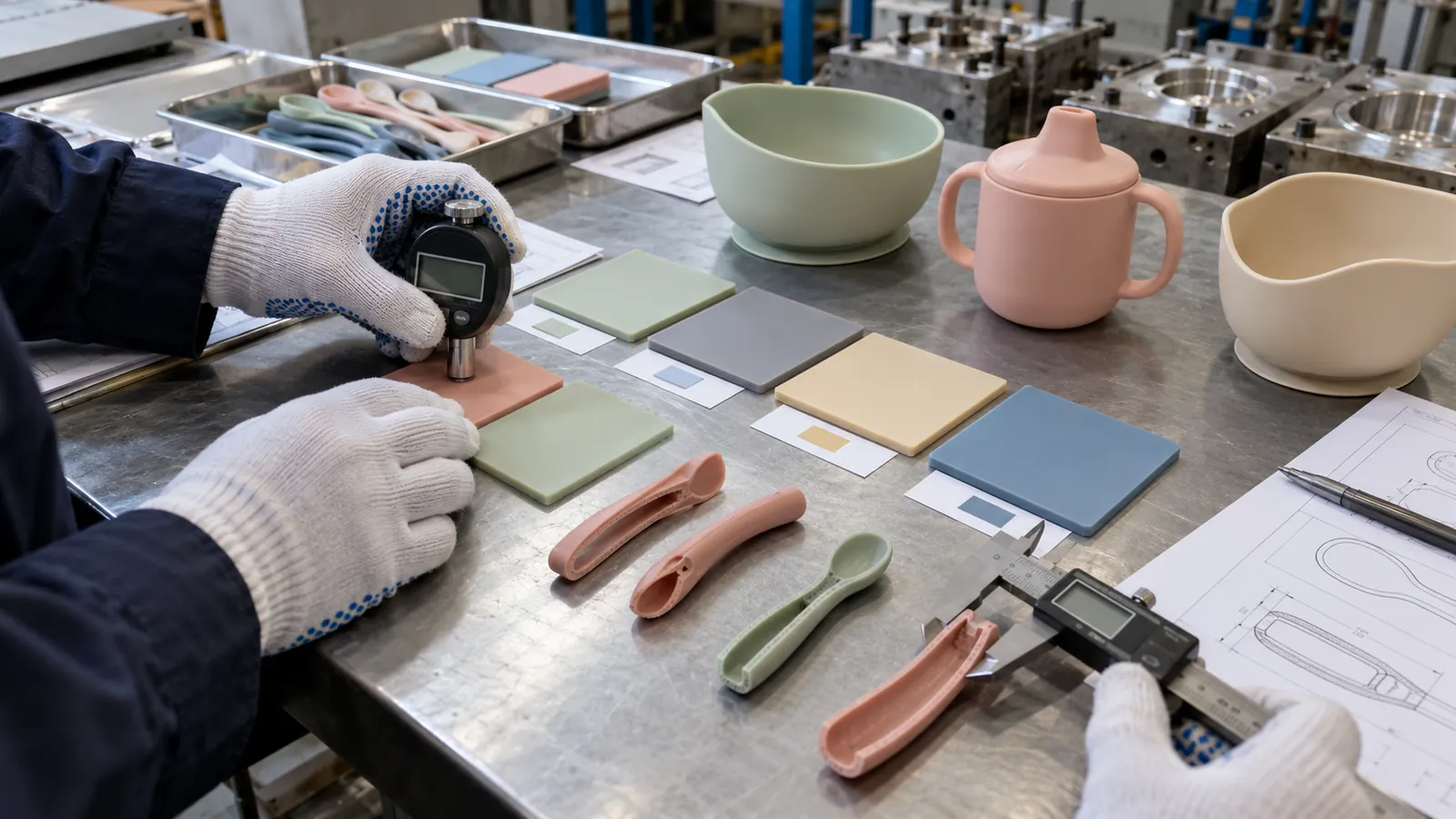 Silicone vs TPE for Baby Feeding Products specification and drawing review Silicone vs TPE for Baby Feeding Products specification and drawing review