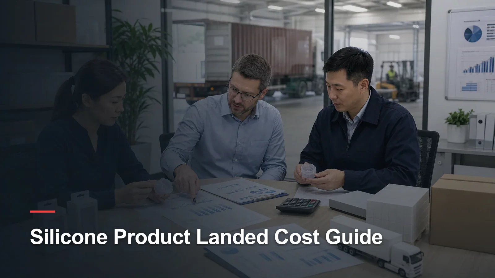 Procurement logistics and supplier teams analyzing silicone product landed cost packaging freight cartons and commercial assumptions