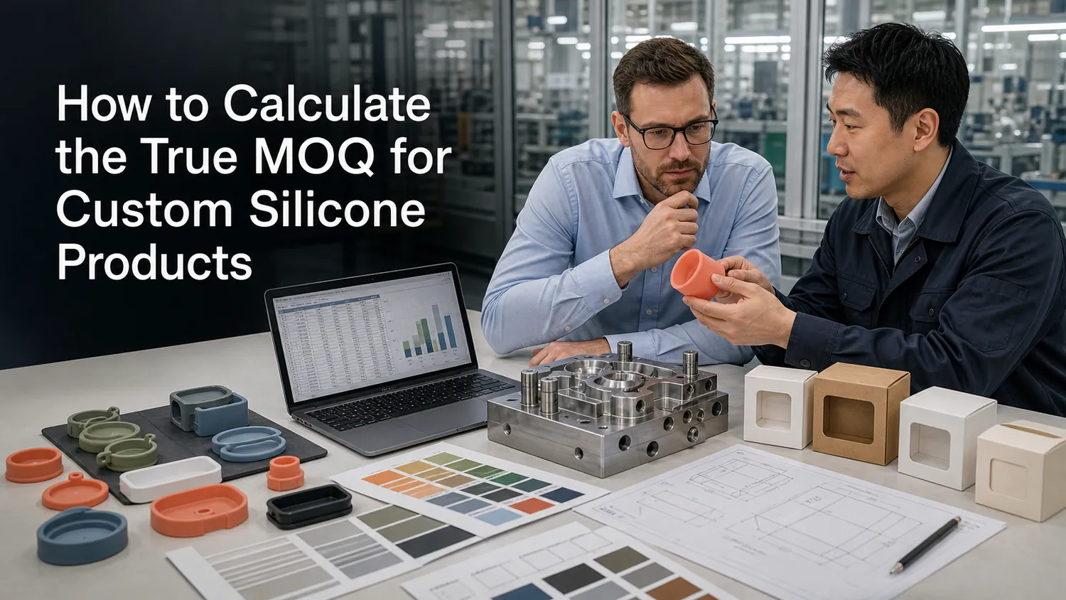 How to Calculate the True MOQ for Custom Silicone Products visual guide for B2B silicone product buyers