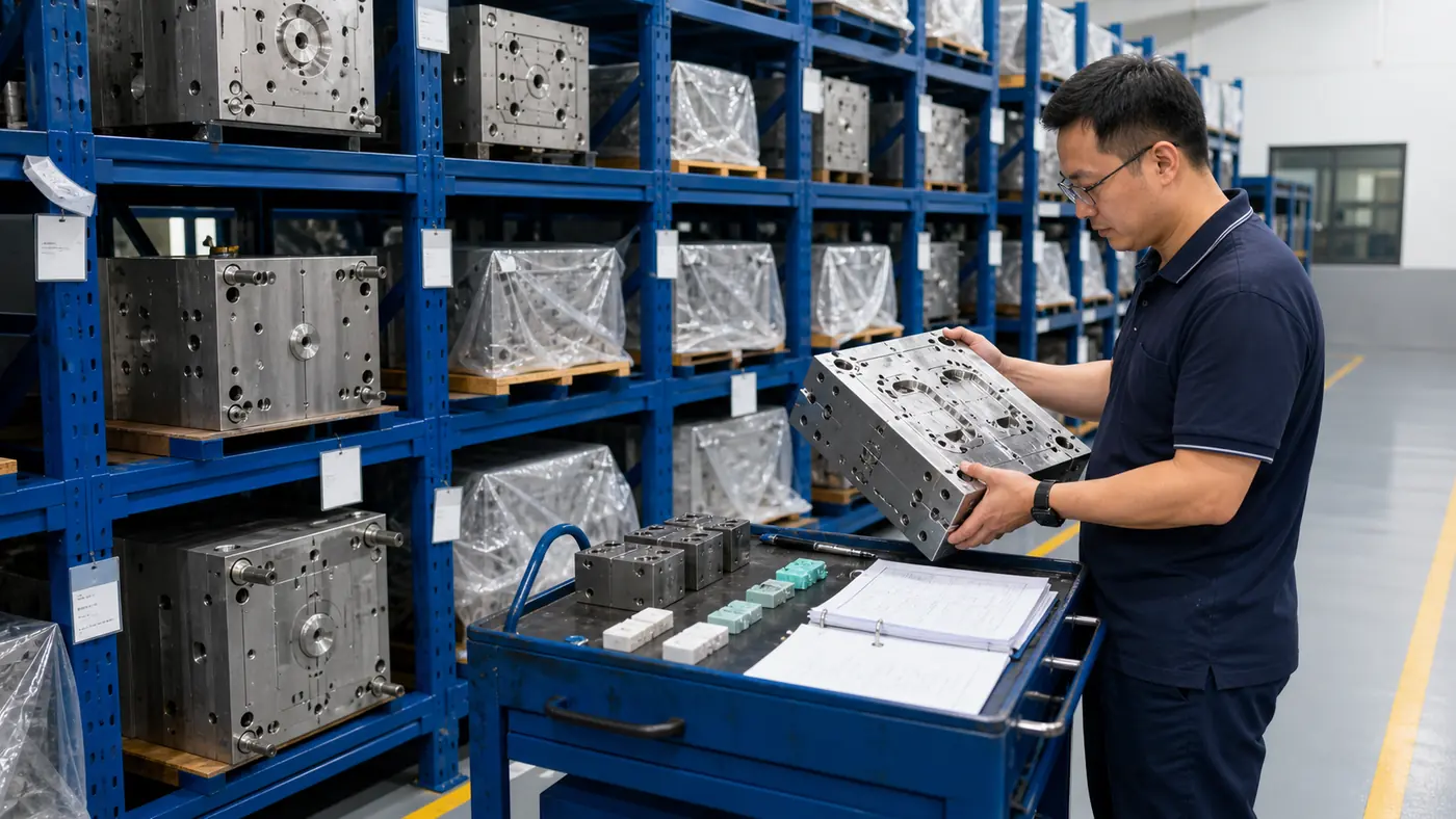 Protected Repeat-Order Mold Storage
