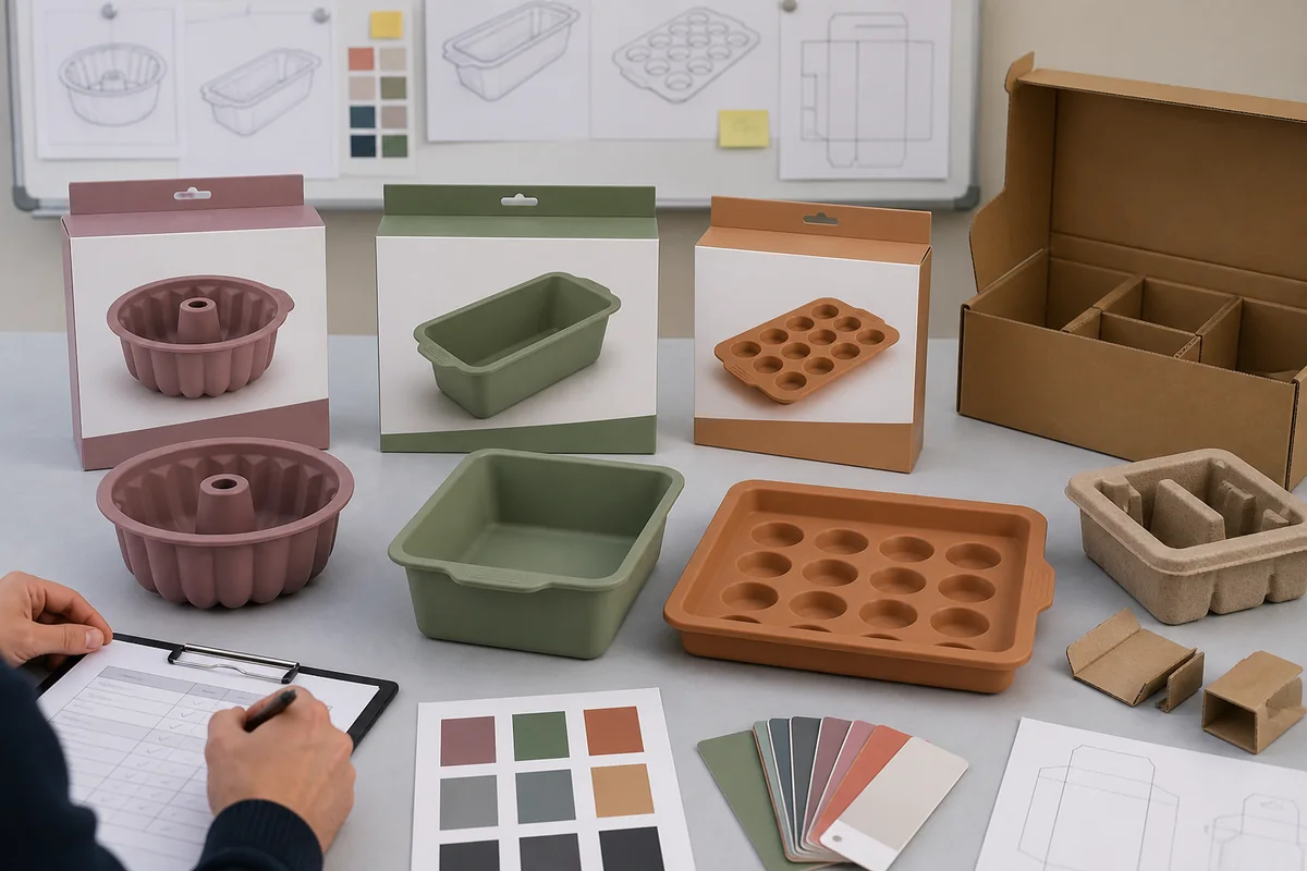 Private-label silicone bakeware range and packaging approval review Private-label silicone bakeware range and packaging approval review