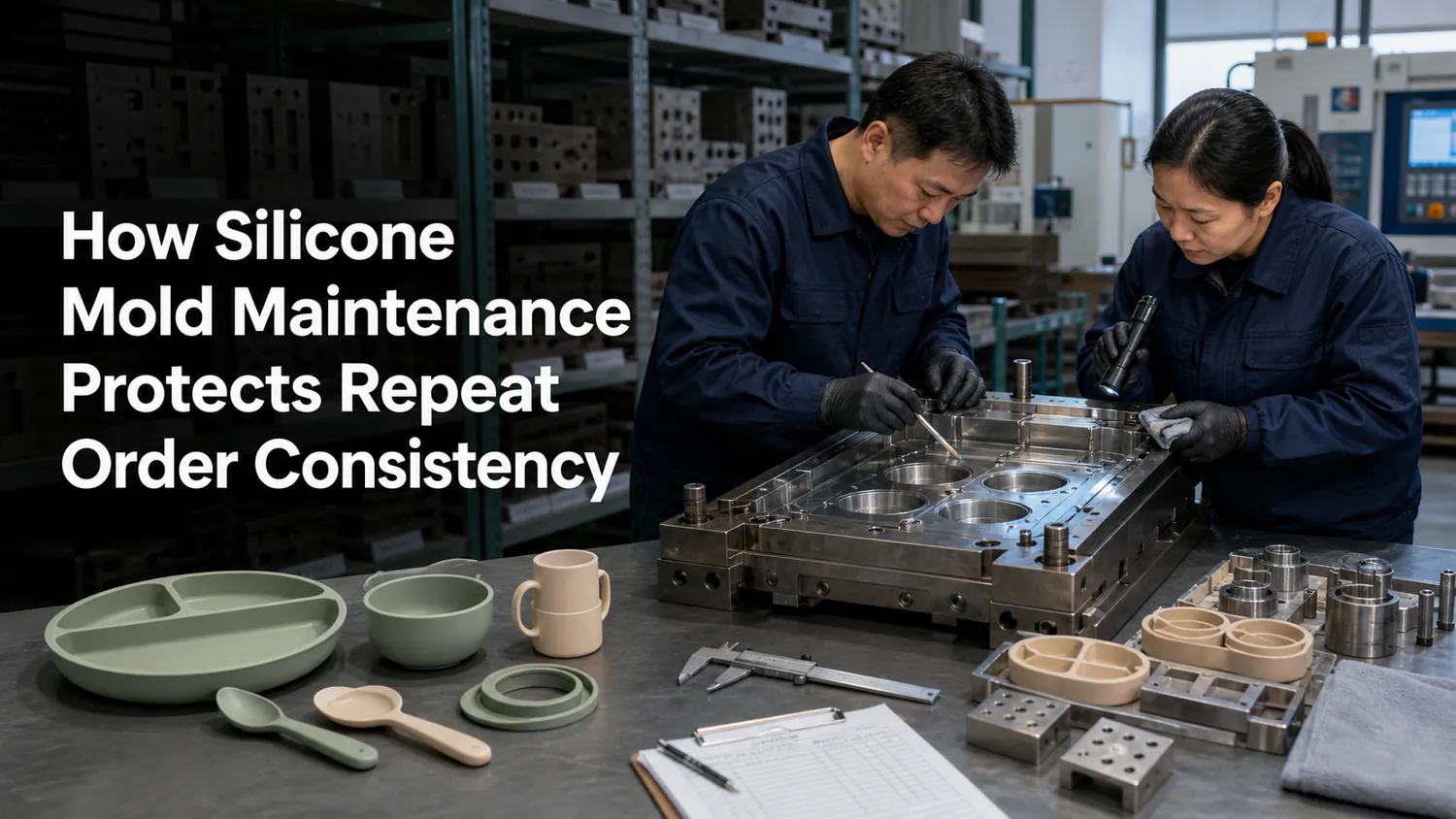 How Silicone Mold Maintenance Protects Repeat Order Consistency visual guide for B2B silicone product buyers