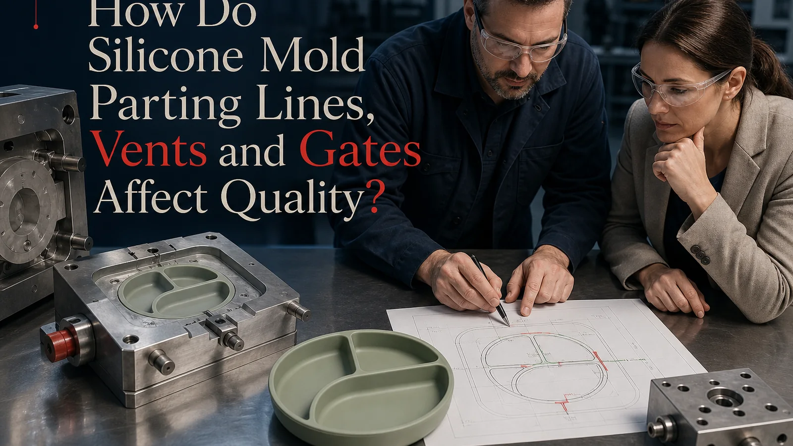 How Do Silicone Mold Parting Lines, Vents and Gates Affect Quality? visual guide for B2B silicone product buyers