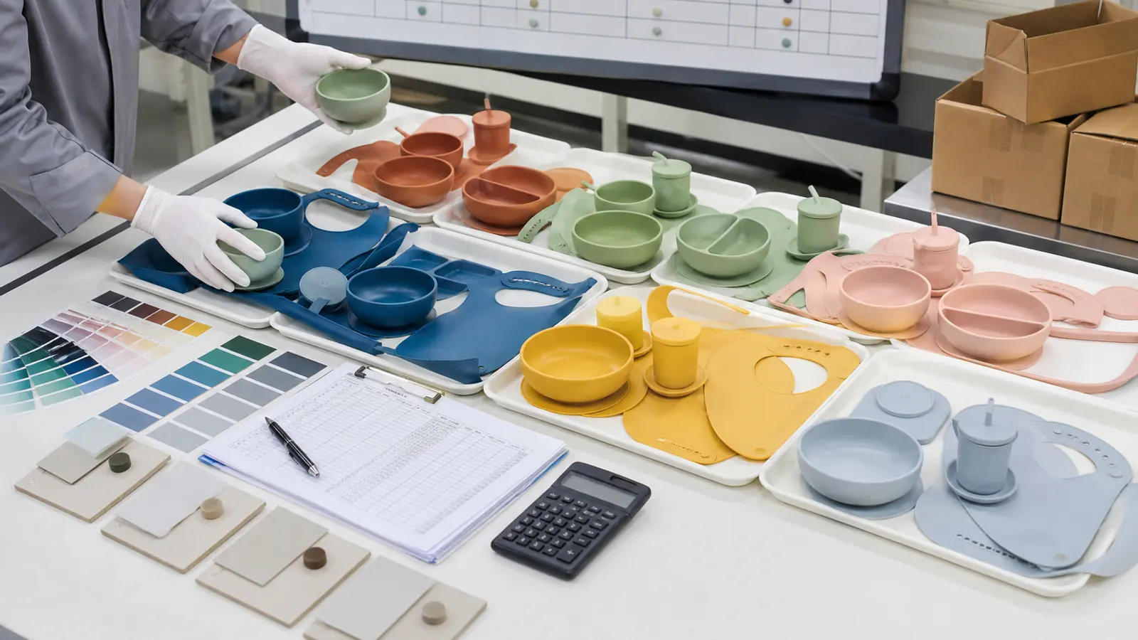 Silicone product color and SKU consolidation review for MOQ negotiation Silicone product color and SKU consolidation review for MOQ negotiation
