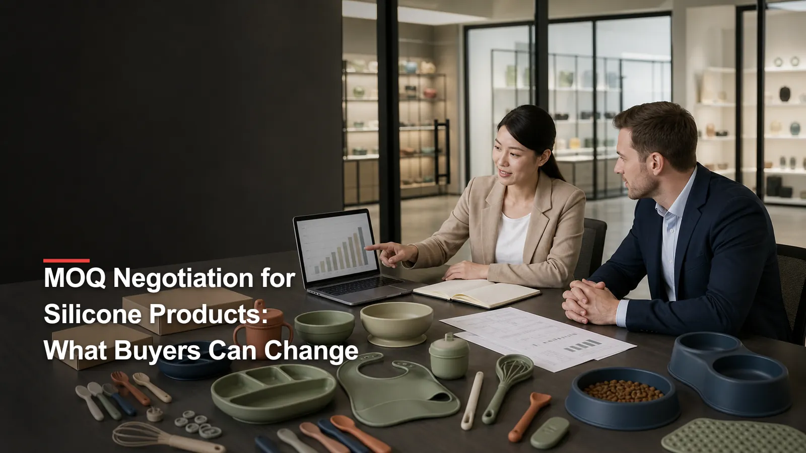 MOQ Negotiation for Silicone Products: What Buyers Can Change visual guide for B2B silicone product buyers