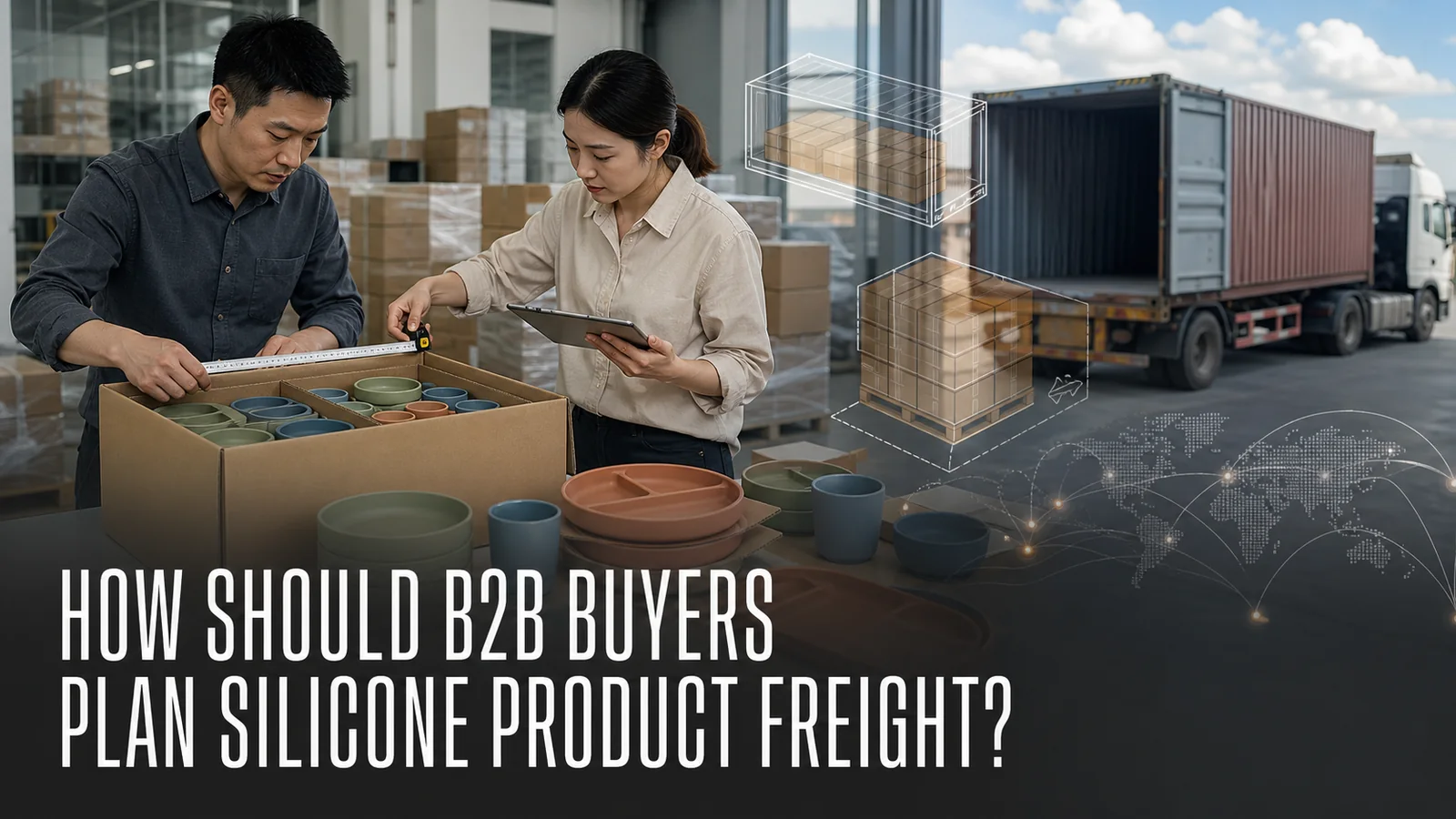 How Should B2B Buyers Plan Silicone Product Freight? visual guide for B2B silicone product buyers