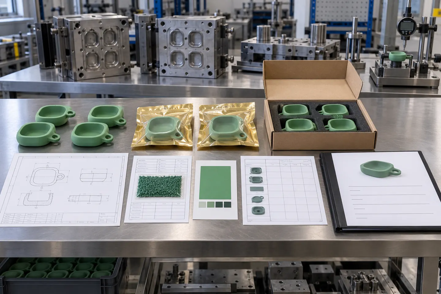 Silicone production approval release package with golden samples inspection plan and signed records Silicone production approval release package with golden samples inspection plan and signed records