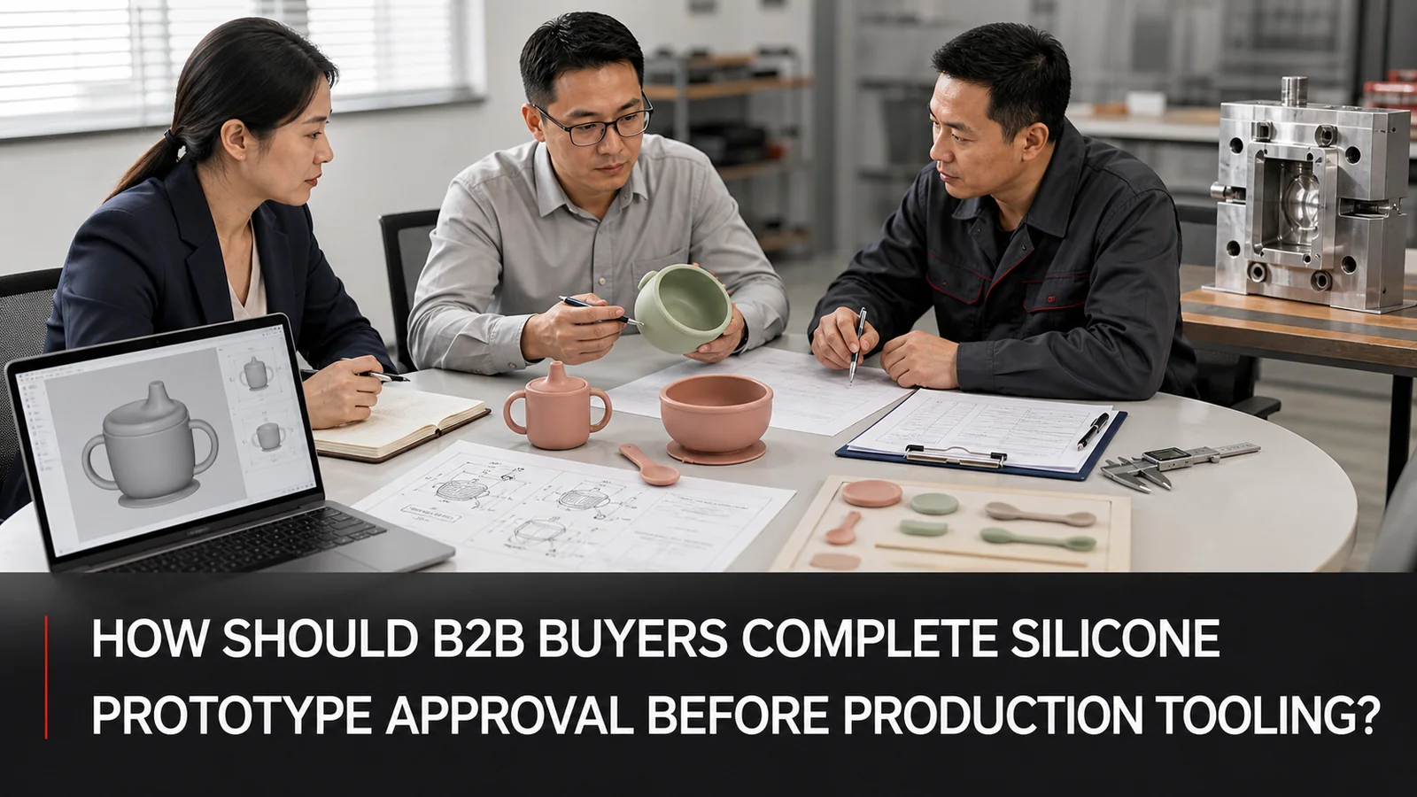 How Should B2B Buyers Complete Silicone Prototype Approval Before Production Tooling? visual guide for B2B silicone product buyers