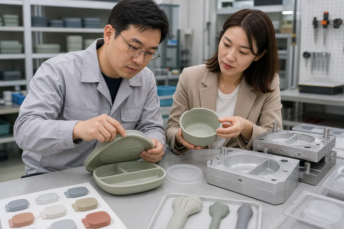 Silicone sample mold and soft prototype functional fit evaluation
