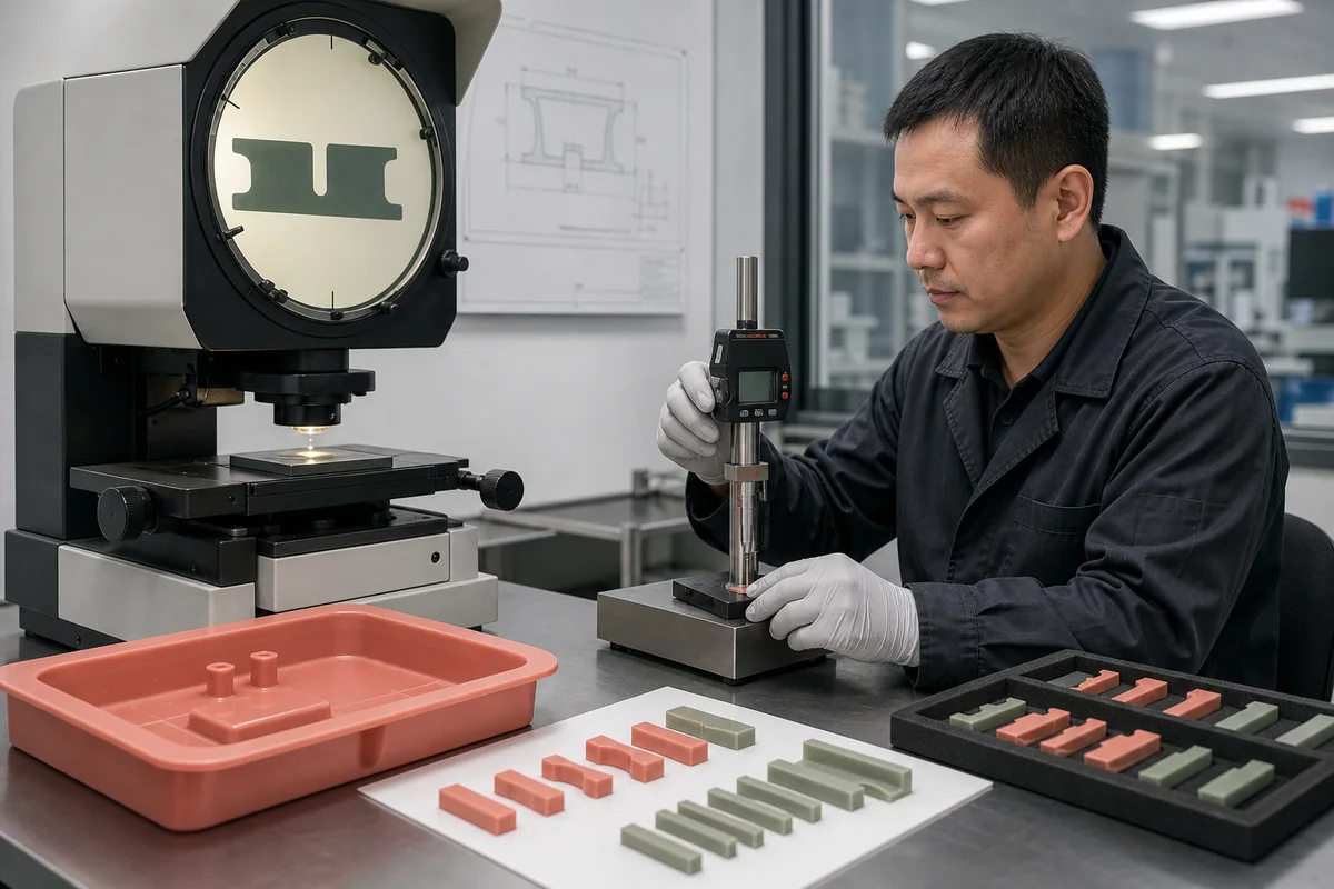 Factory wall thickness validation for a molded silicone product