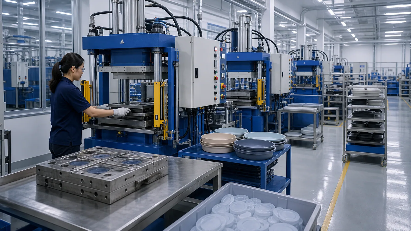 Compression Production evidence at Naike Silicone