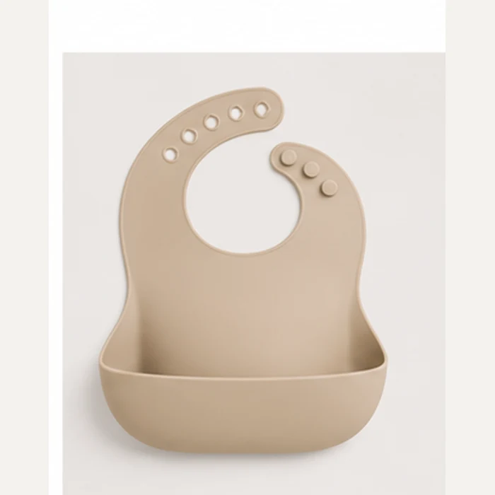 Adjustable Neck Silicone Bib