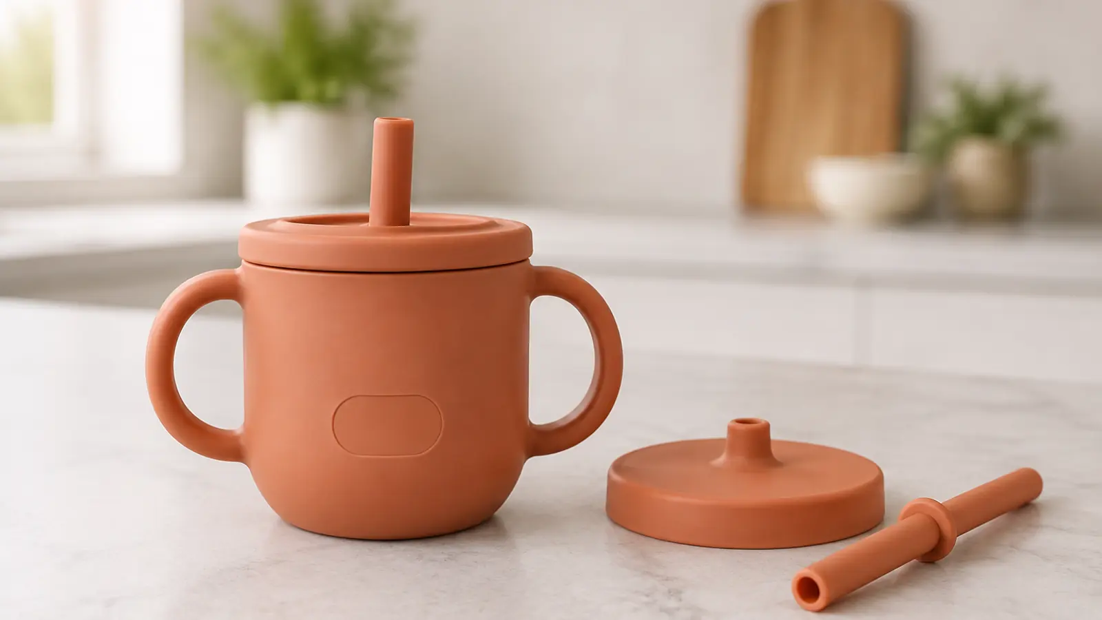 custom silicone training cup
