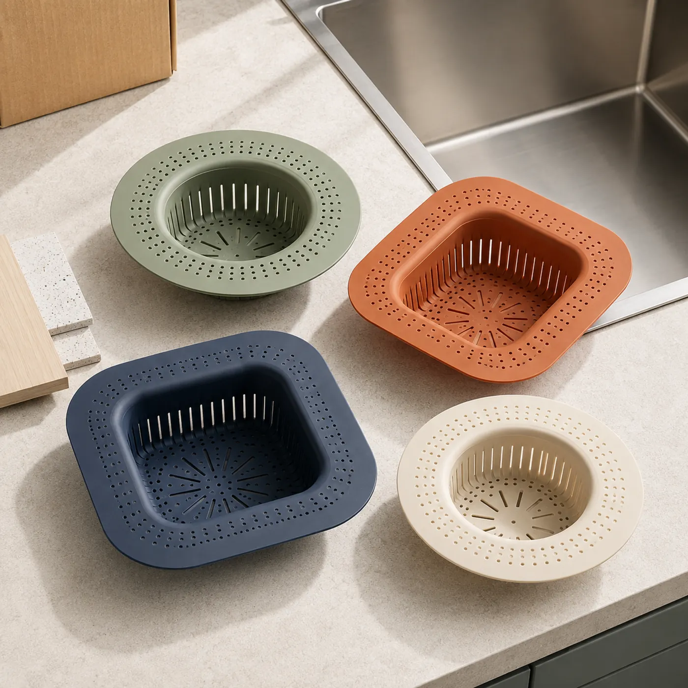 custom silicone sink drain strainer
