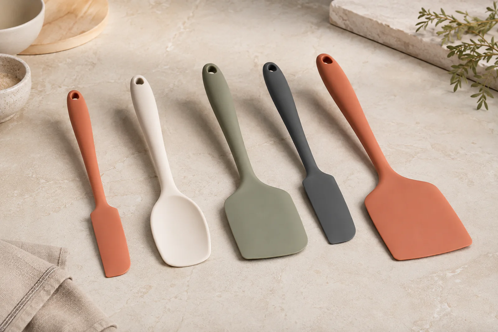 Custom Silicone Spatula Set