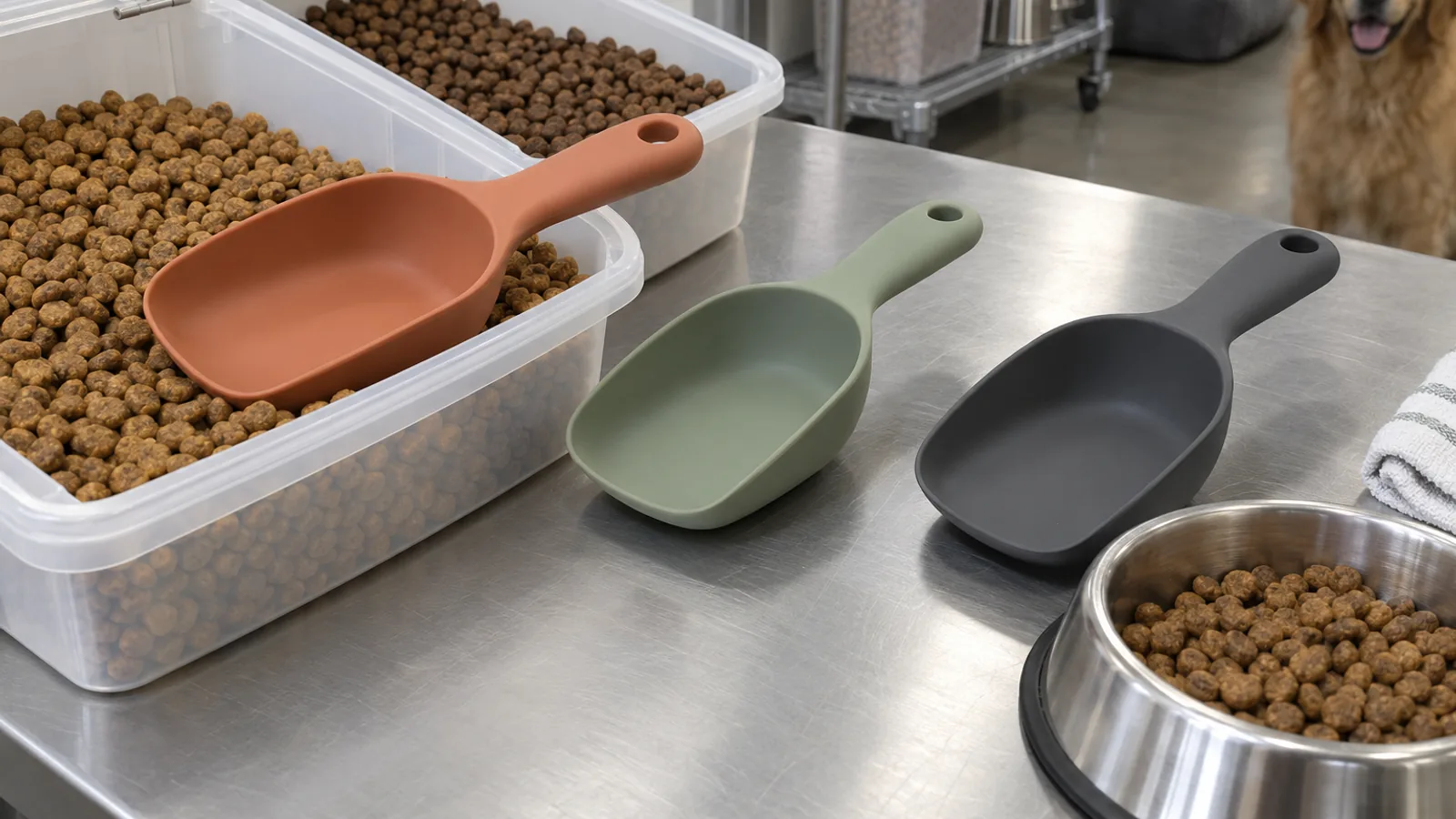 Custom Silicone Pet Food Scoop