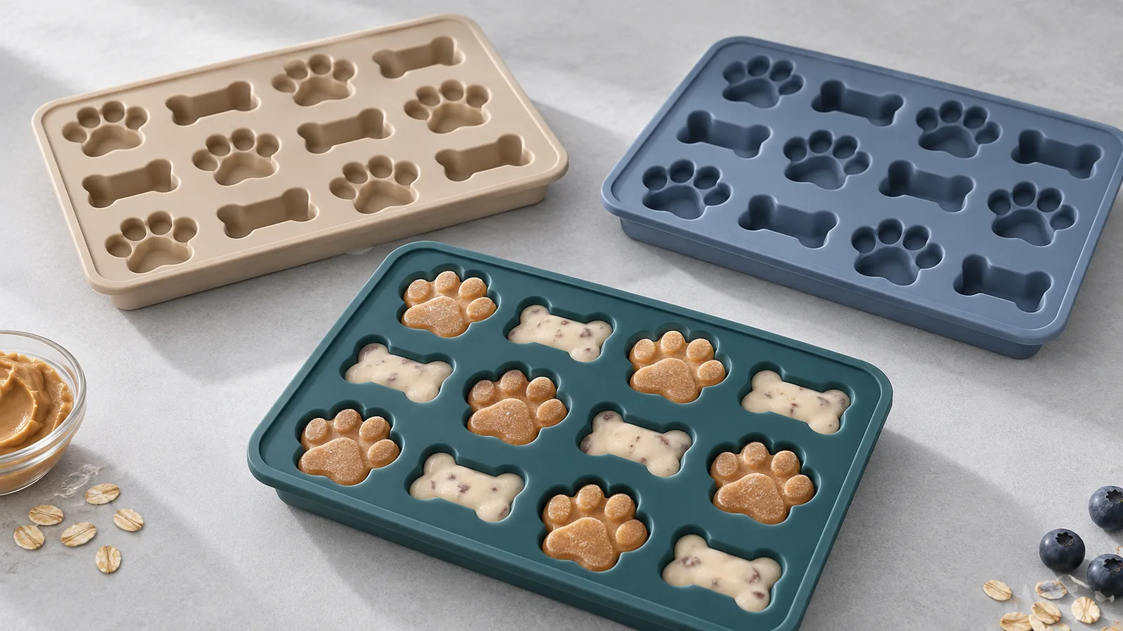Custom Silicone Freezer Pet Treat Mold